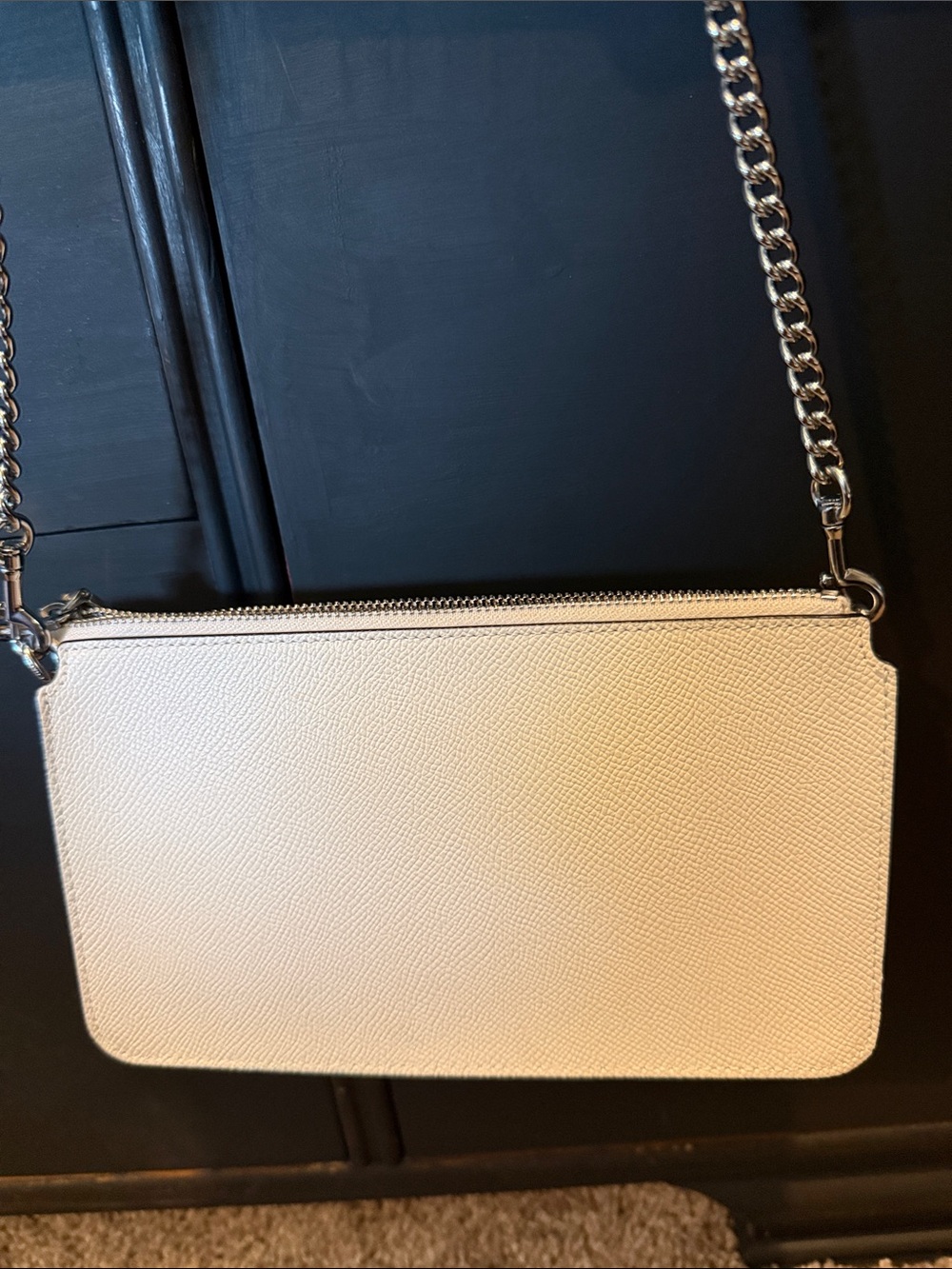 Coach Two-Tone Crossbody Bag — White & Black - Picture 5 of 8